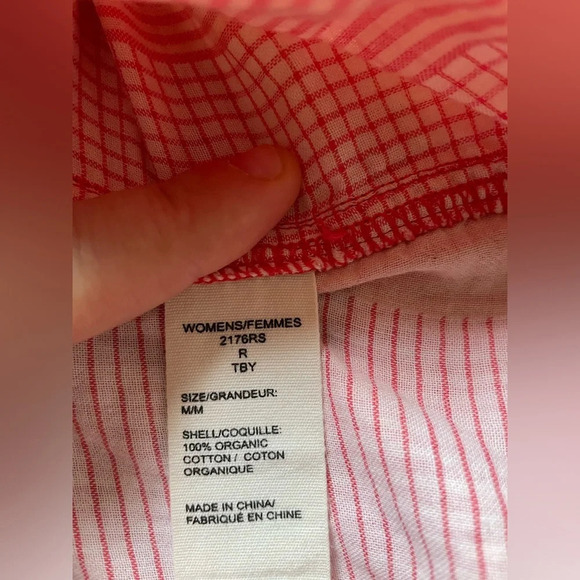 Woolrich Women's Conundrum Eco Rich Sleeveless Shirt Teaberry Size Medium Pink - Picture 11 of 16